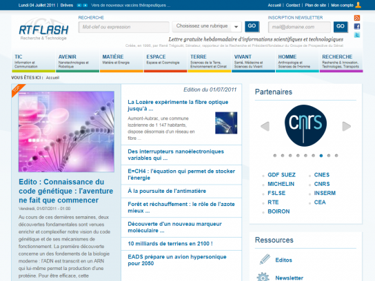 RTFLash - site d'actualités technologiques et scientifiques